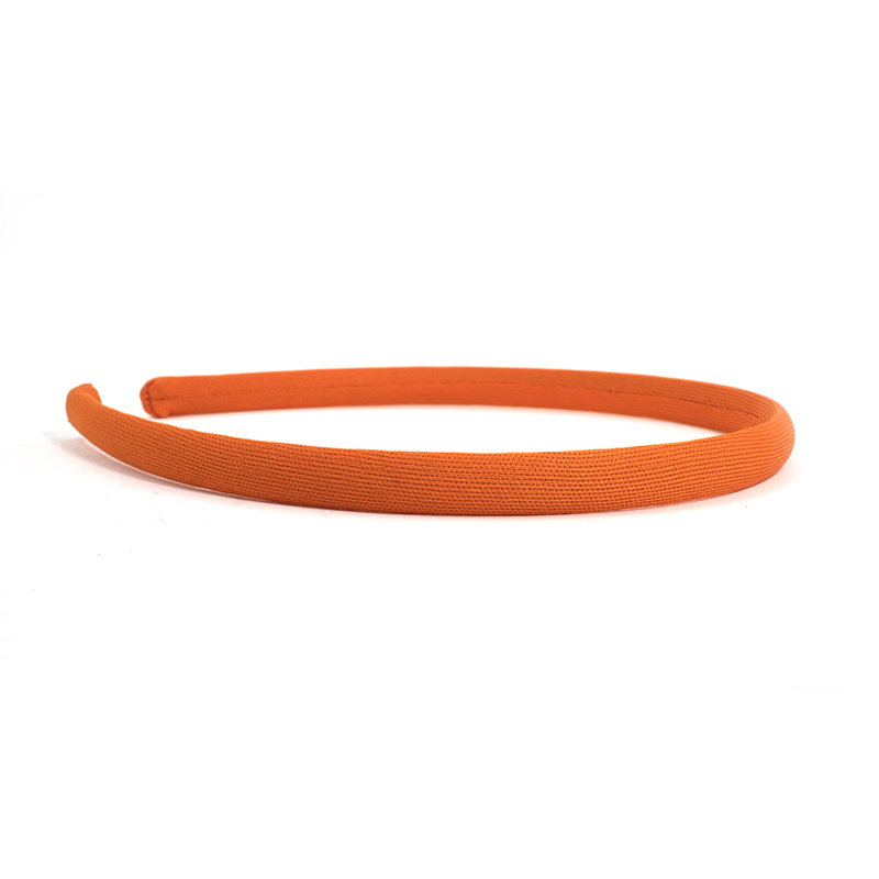 Aliceband Covered 10mm 1pk - Orange