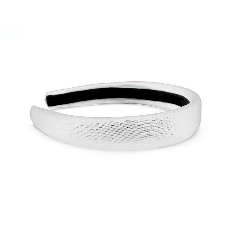 Aliceband Padded 25mm 1pk - White