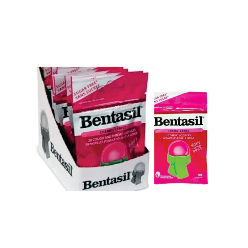 Bentasil (12x38g) S/Free Cherry Throat Gums Soft