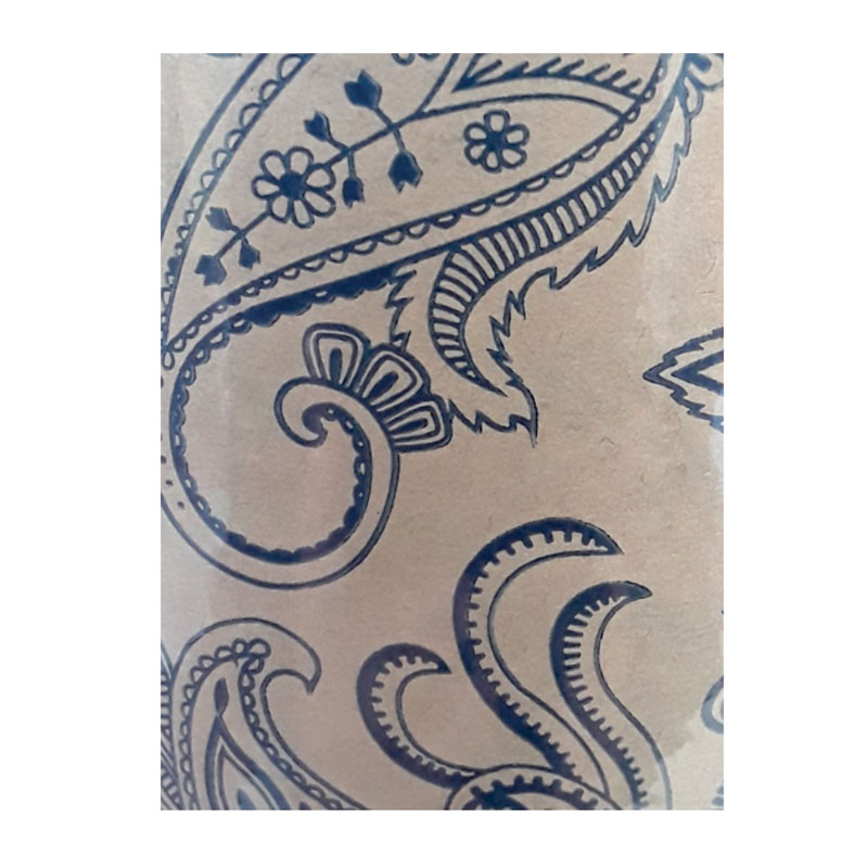 Gift Paper Blue Paisley 100m