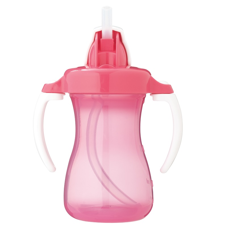 Pigeon Drinking Petite Straw Bottle Pink 150ml