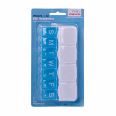 Ezydose Pill Reminder 7day w/Vitamin Storage