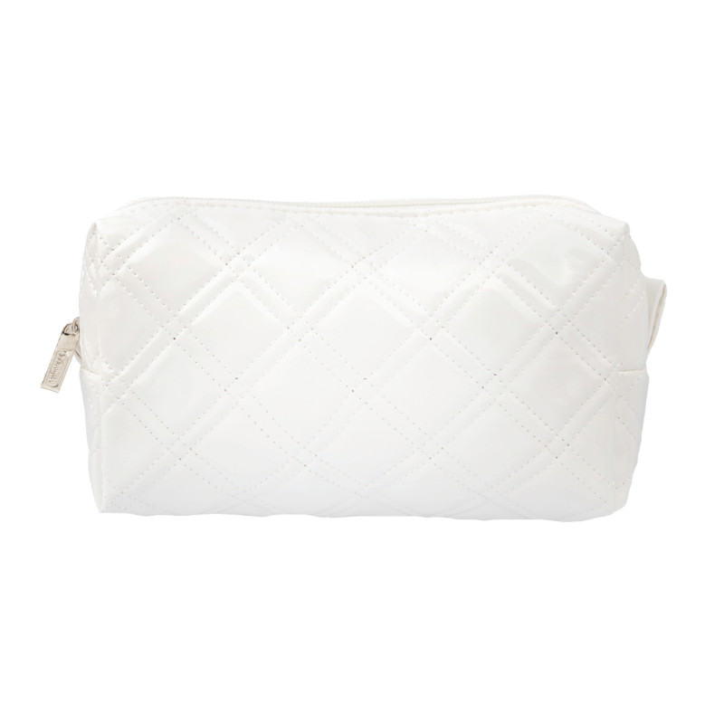 Titania Cosmetic Bag White Glossy 19.5x6x10cm