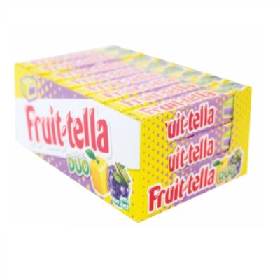 Fruit-Tella Grape/Lemon Display of 24
