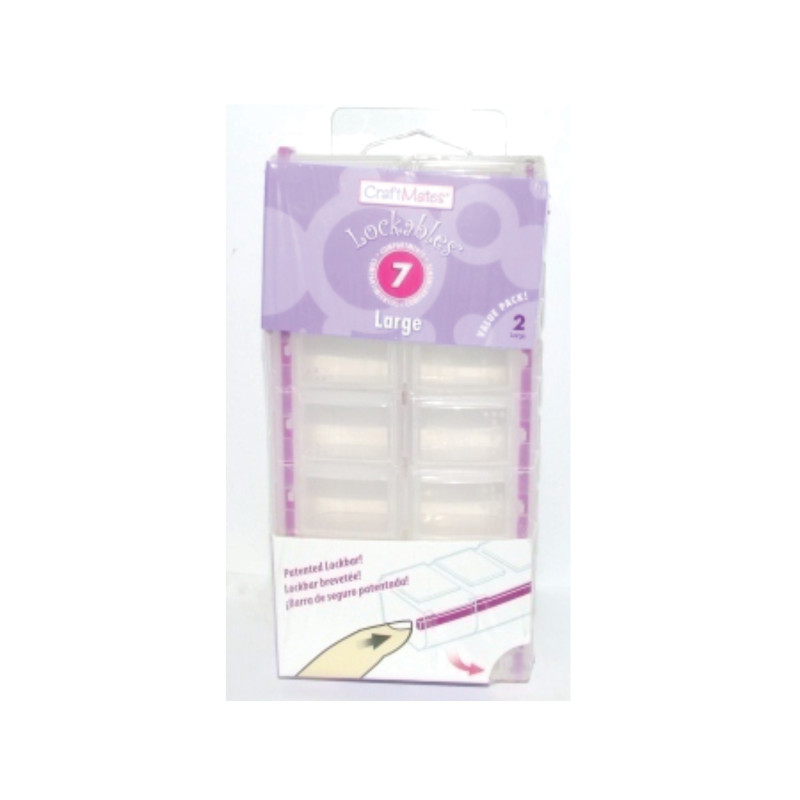 Craft Mates 7 Compartment** Locking Caddy (C)