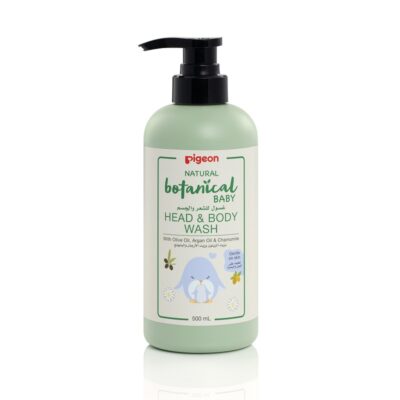 Pigeon Baby Head & Body Wash 500Ml Nat Botanic