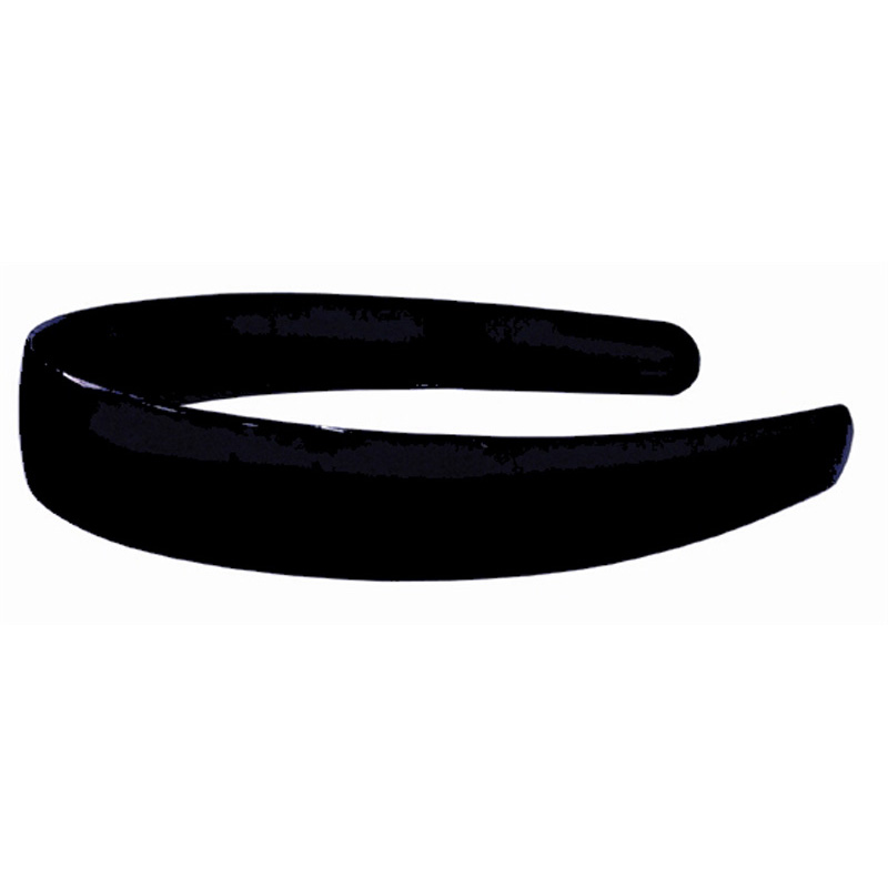 Aliceband Plastic 25mm 1pk - Black