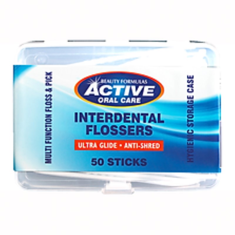 B/F Active Dental Floss Interdental Flosser 50's