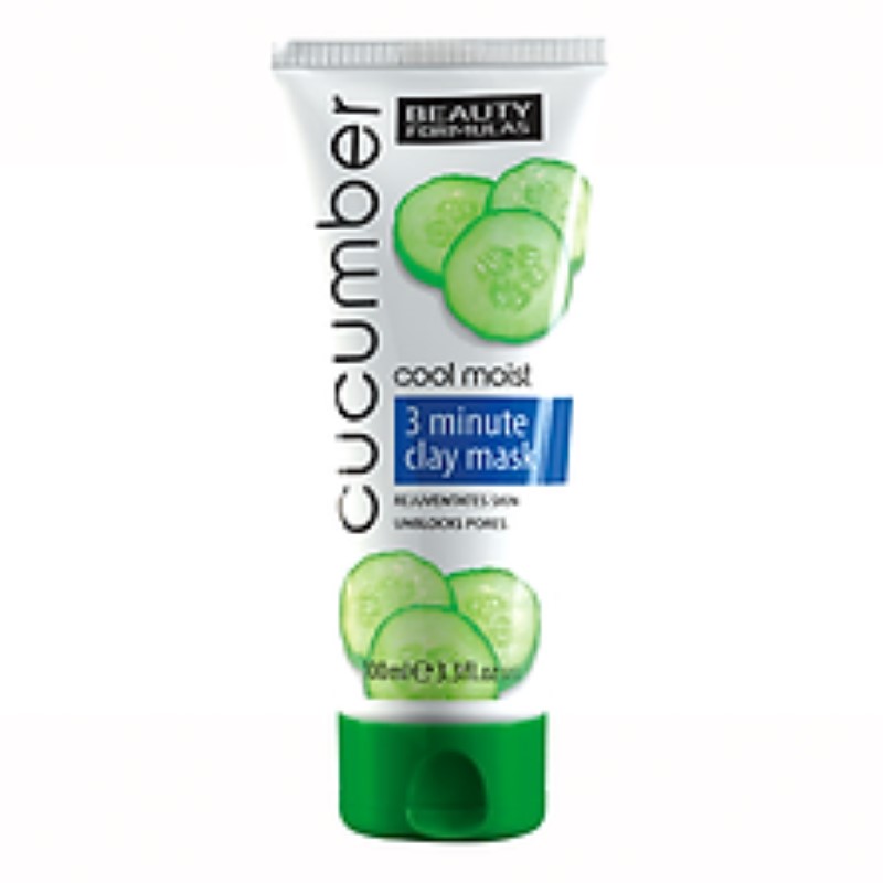 B/F Facial Mask Clay Cucumber 3 Minute 100ml
