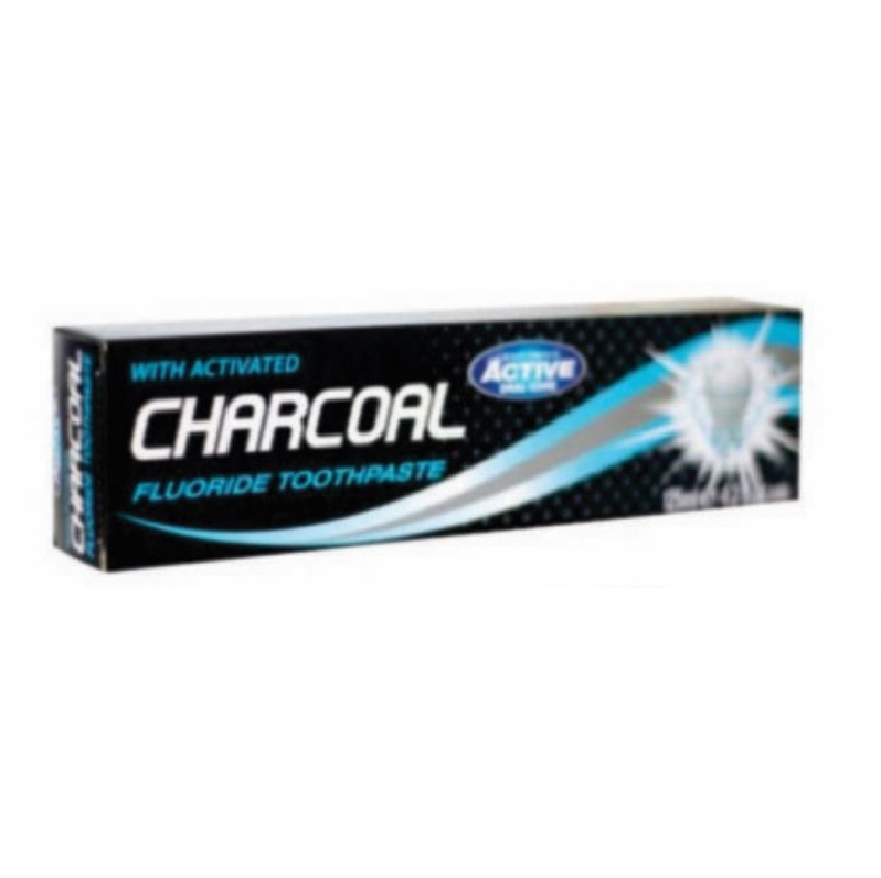 B/F Active Toothpaste Charcoal 125ml