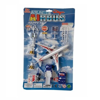 Toy Airline Airbus Set