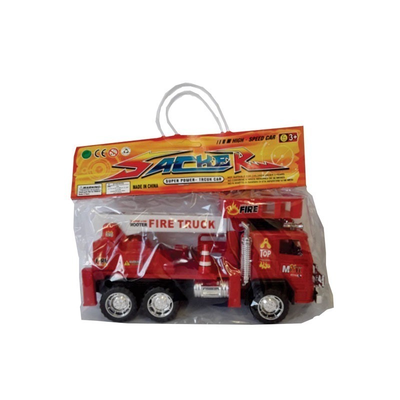 Toy Trucks Fire in Bag