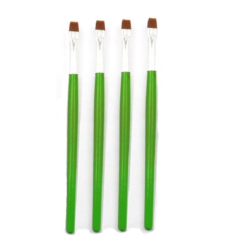 Nail Art Gel Brush No4 4Pk