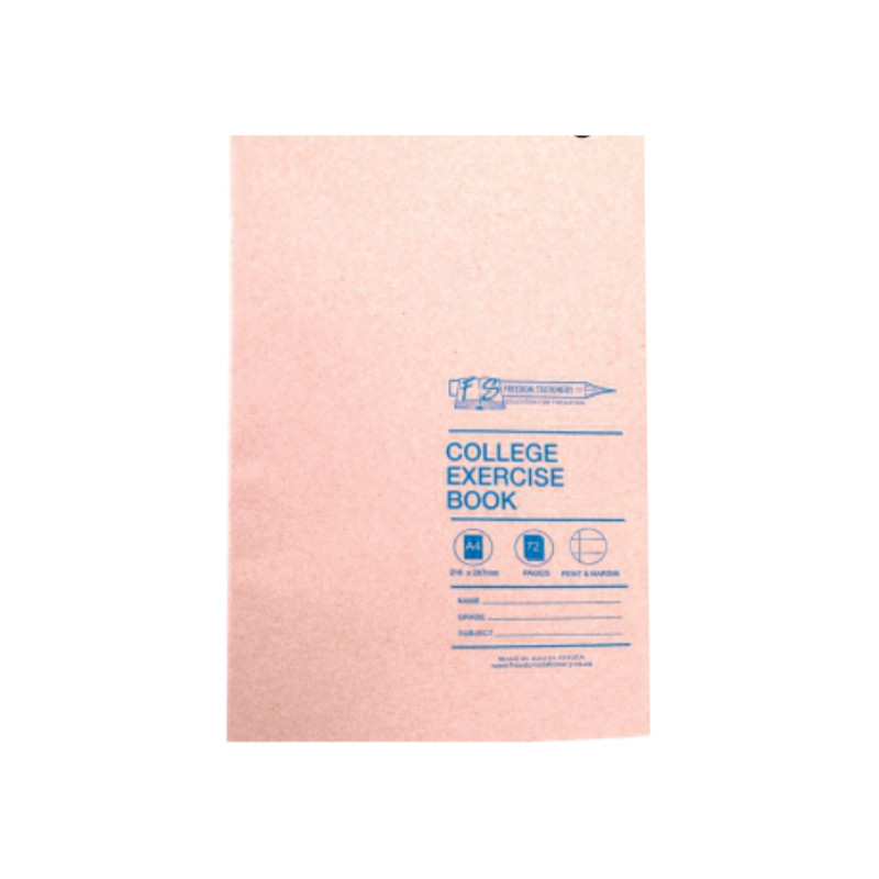 Stationery College Exercise Book A4 72 Page