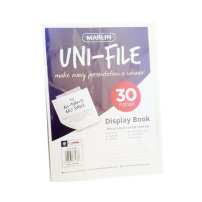 Stationery Marlin Uni-File Display Book A4 30 Page