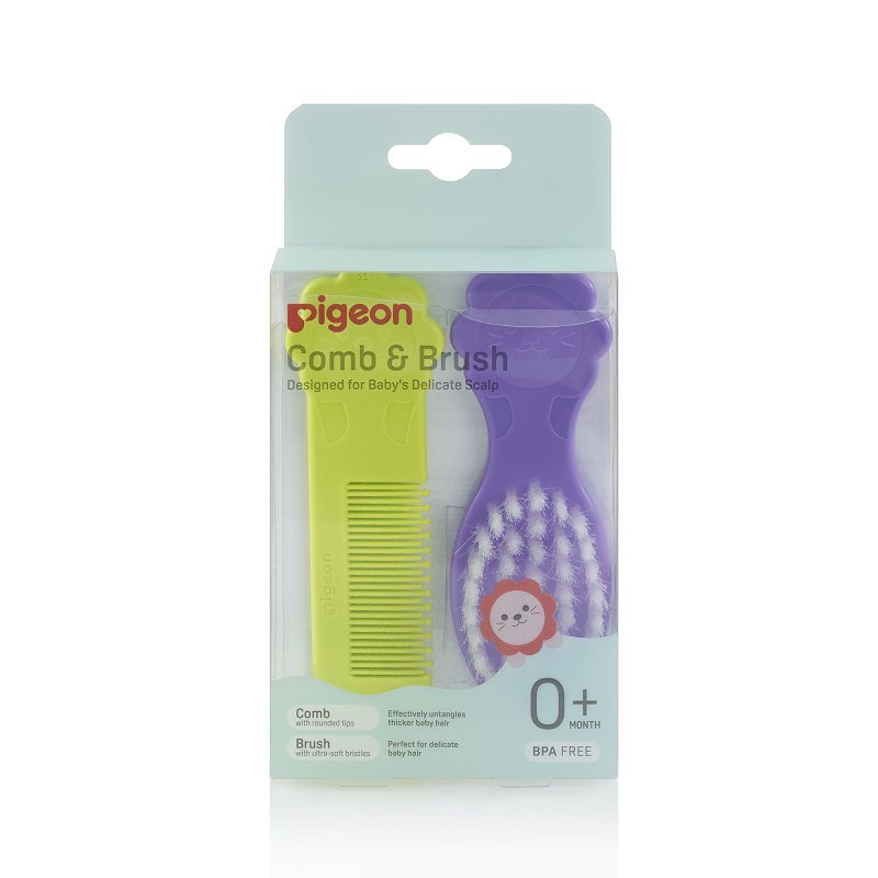 Pigeon Baby Comb & Hair Brush Set