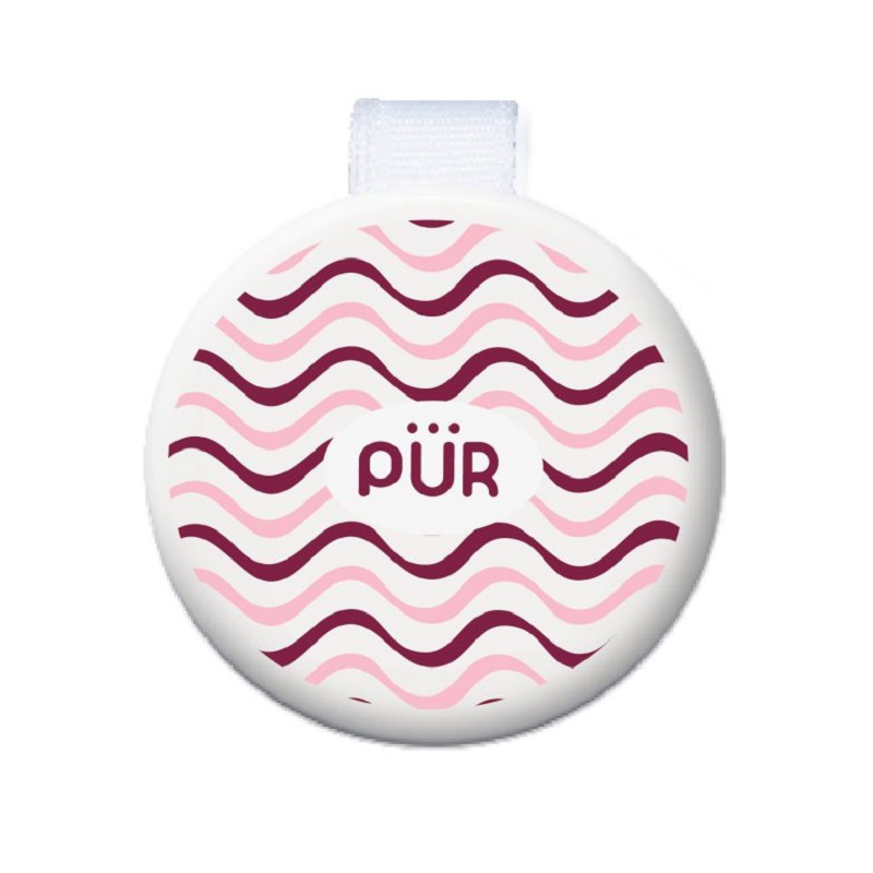 Pacifiers Soother Holder Round 1pk - Round Pink