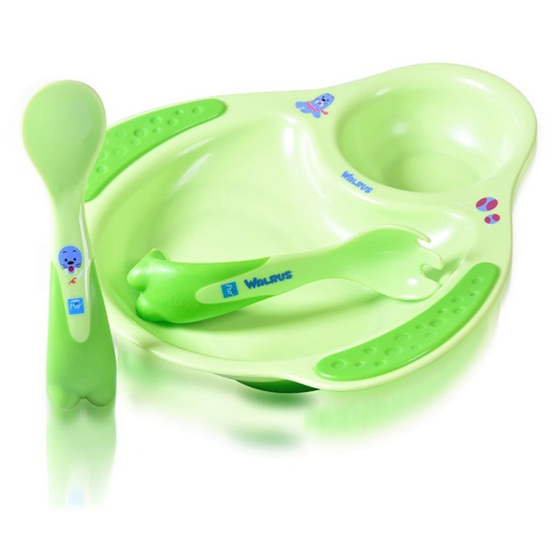 Meal Set Walrus 3pc - Green