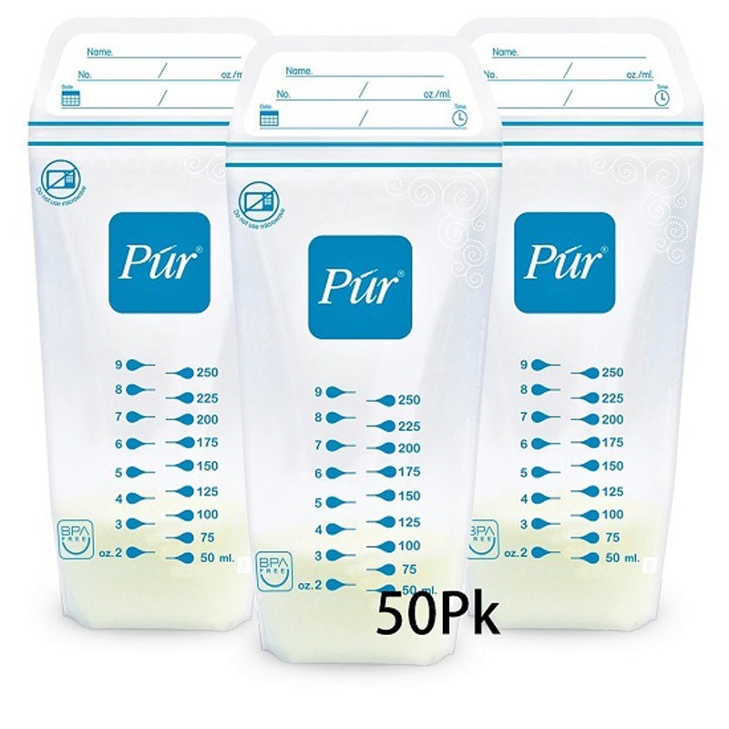 Breast Feeding  Milk Storage Bags 250ml 50Pk
