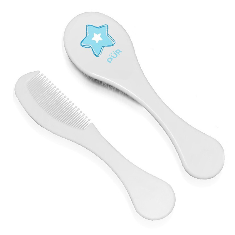 Baby Brush &  Comb Set - Blue