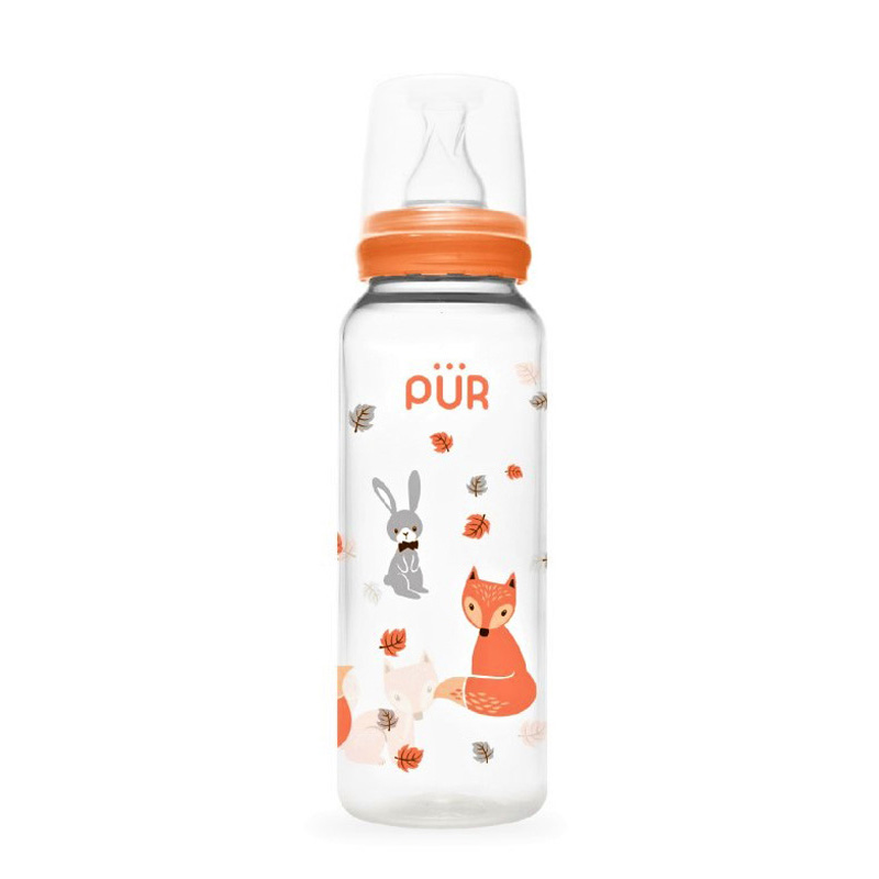 Drinking Bottle Classic Round Standard Neck 250ml - Orange