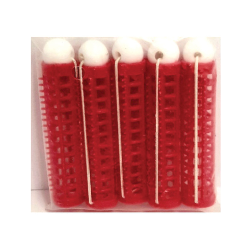 Hair Rollers 5pc Pink