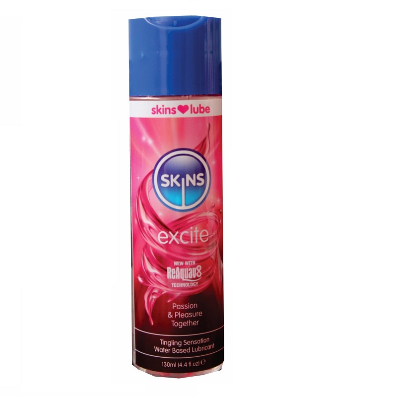 Skins Lubricant Excite Tingling Water Based 130ml