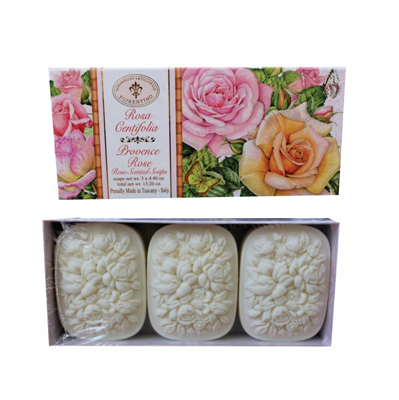 Saponificio Soap Provence Rose 3 x 125g