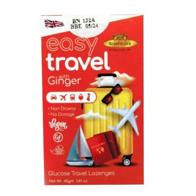 Simpkins Lozenges Easy Travel with Ginger 40gm