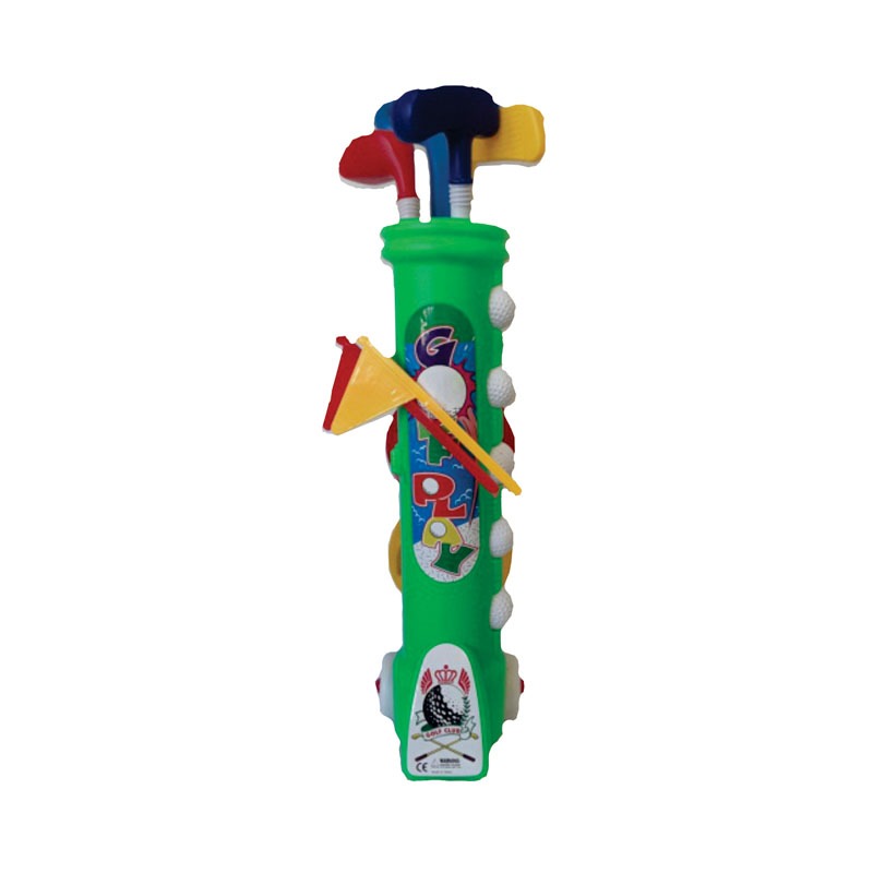 Toy Golf Set Tube / Wheels Large