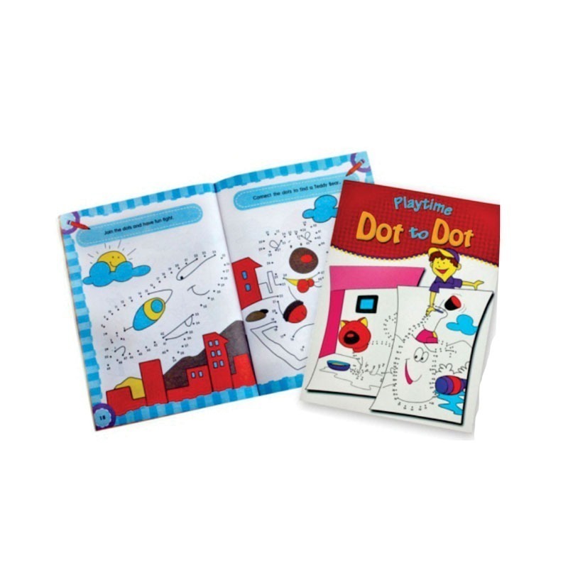 Toy Dot to Dot Colouring Book
