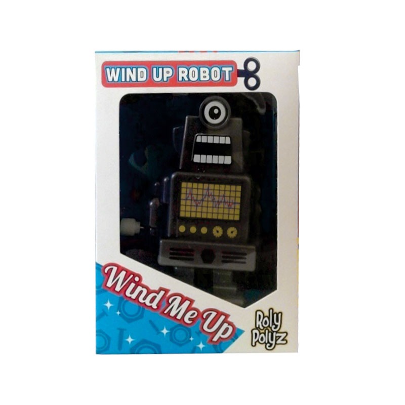 Toys Roly Poly Wind Me Up Robot