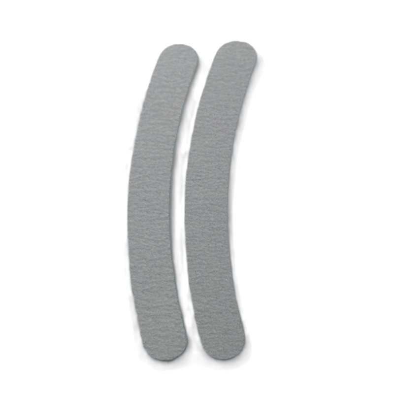 Emery Board 175mm - Grey Curved 2pk