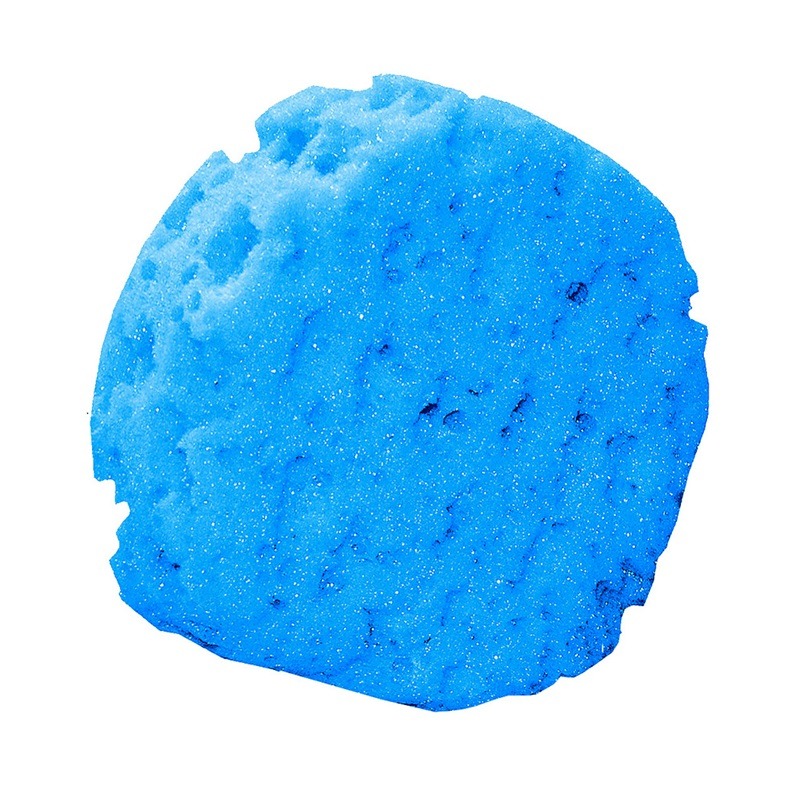Sponge Round Blue 115mm