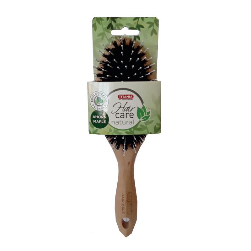 Titania Hair Care Brush Oval Maple Wood