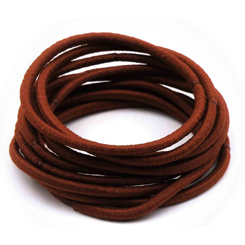 Elastics Harm Free Thin 10pk - Brown
