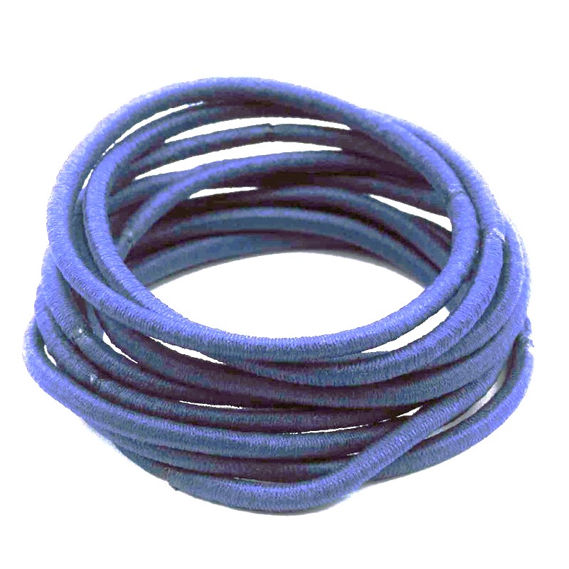 Elastics Harm Free Thin 10pk - Royal Blue
