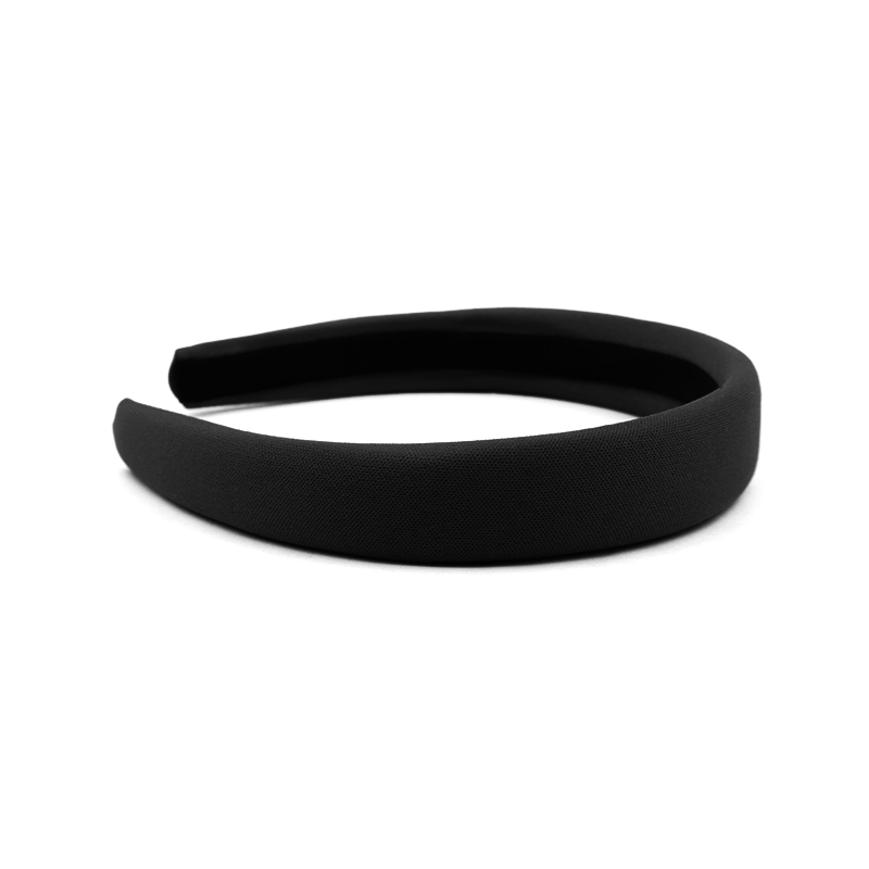 Aliceband Padded 25mm 1pk - Black