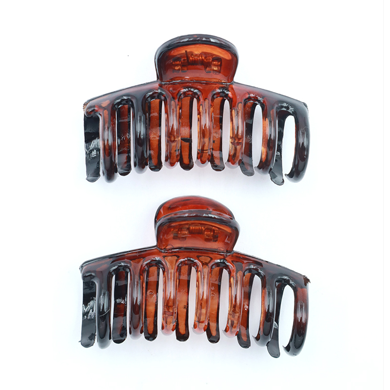 Clamp Round Tooth 60mm 2pk - Tortoise Shell