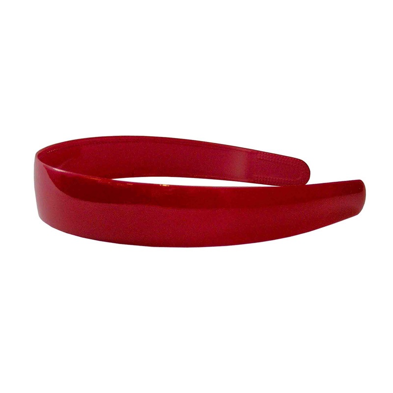 Aliceband Plastic 25mm 1pk - Red