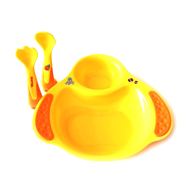 Meal Set Walrus 3pc - Orange