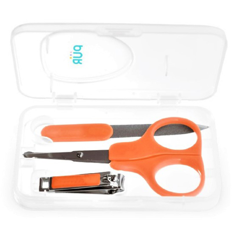 Baby Manicure Set for Baby 3pc - Orange