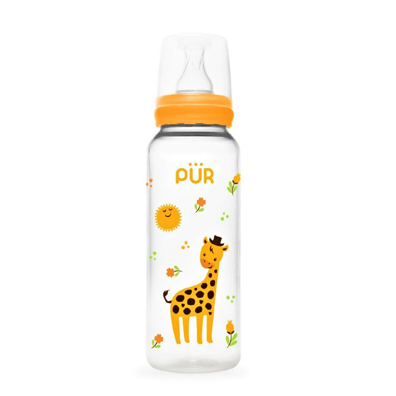 Drinking Bottle Classic Round Standard Neck 250ml - Yellow