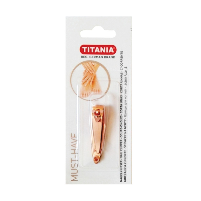 Titania Clipper Nail Rose Gold 3.5cm