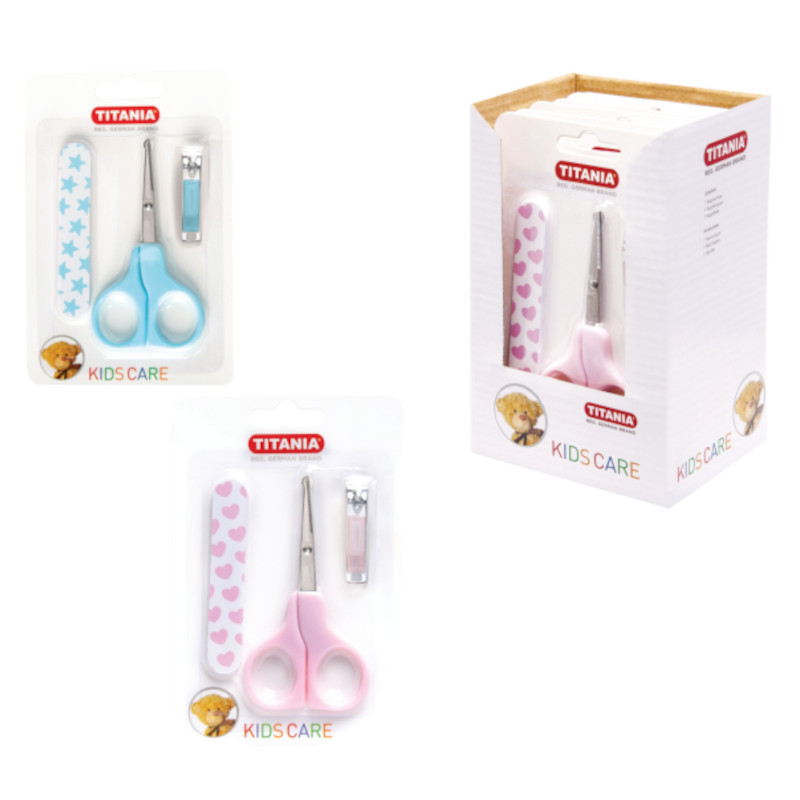 Titania Baby Manicure Set Scissors,Nail Clipper& F