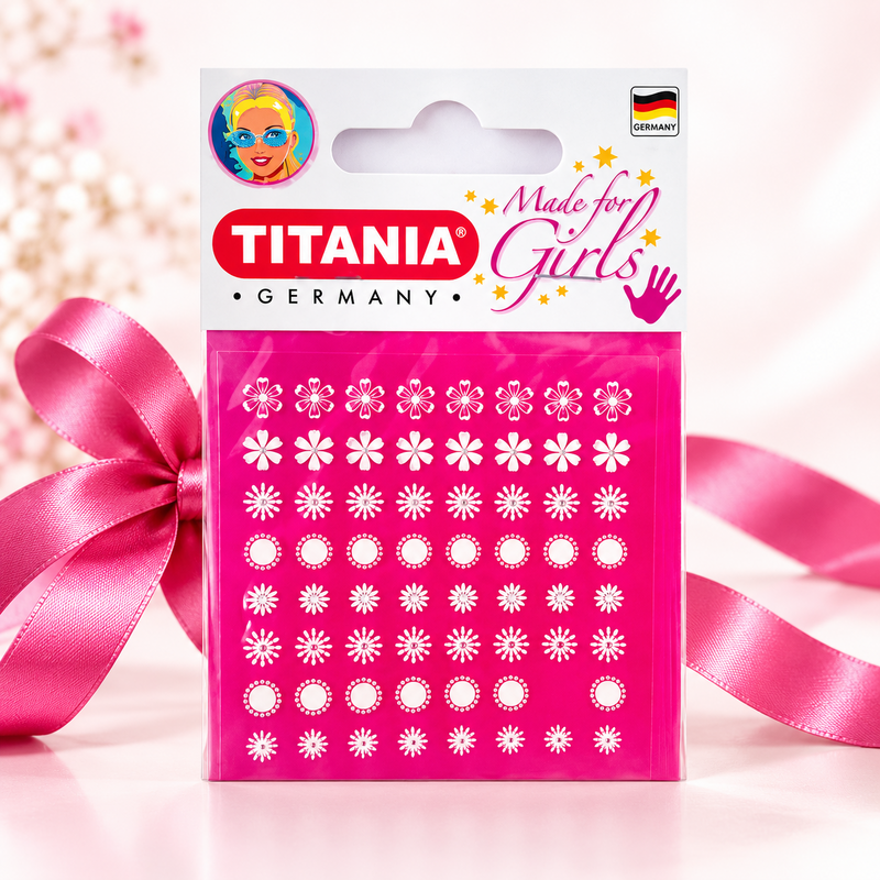 Gift Set Titanial Stickers Nail for Girls