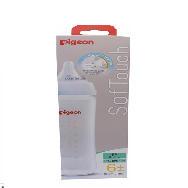 Pigeon Feeding Bottle Peristaltic Plus Wide Neck 6+ Mths 330ml