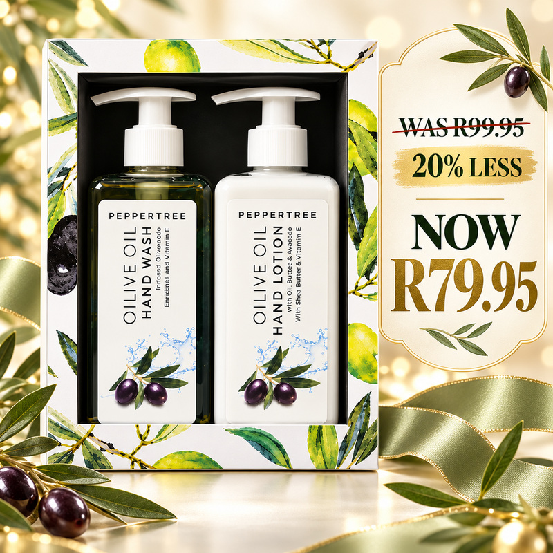 Gift Set Bath Olive Oil & Avo 2pc