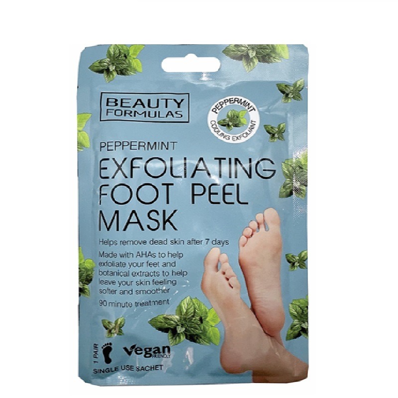 B/F Foot Mask Exfoliating Peel Peppermint 1pair