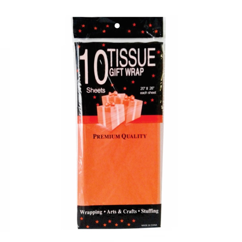 Tissue Paper Orange 10 Sheets 50x66cm